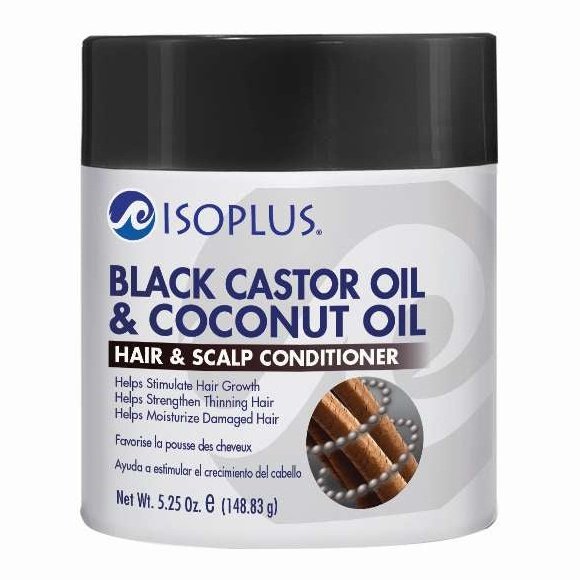 Acondicionador para cabello y cuero cabelludo con aceite de ricino negro Isoplus