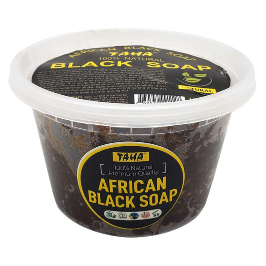 Black Soap Melted In Jar