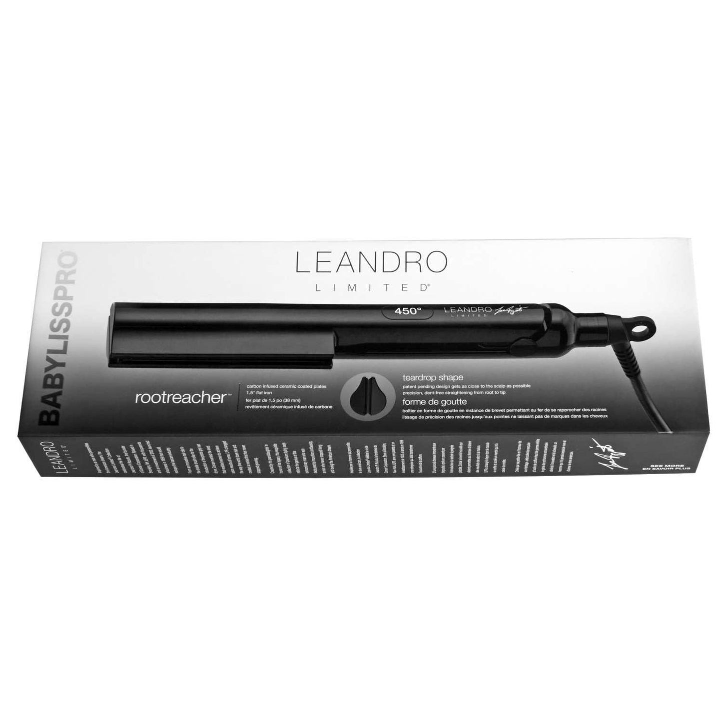 Plancha alisadora Babylisspro Leandro Limited Rootreacher de 1 pulgada