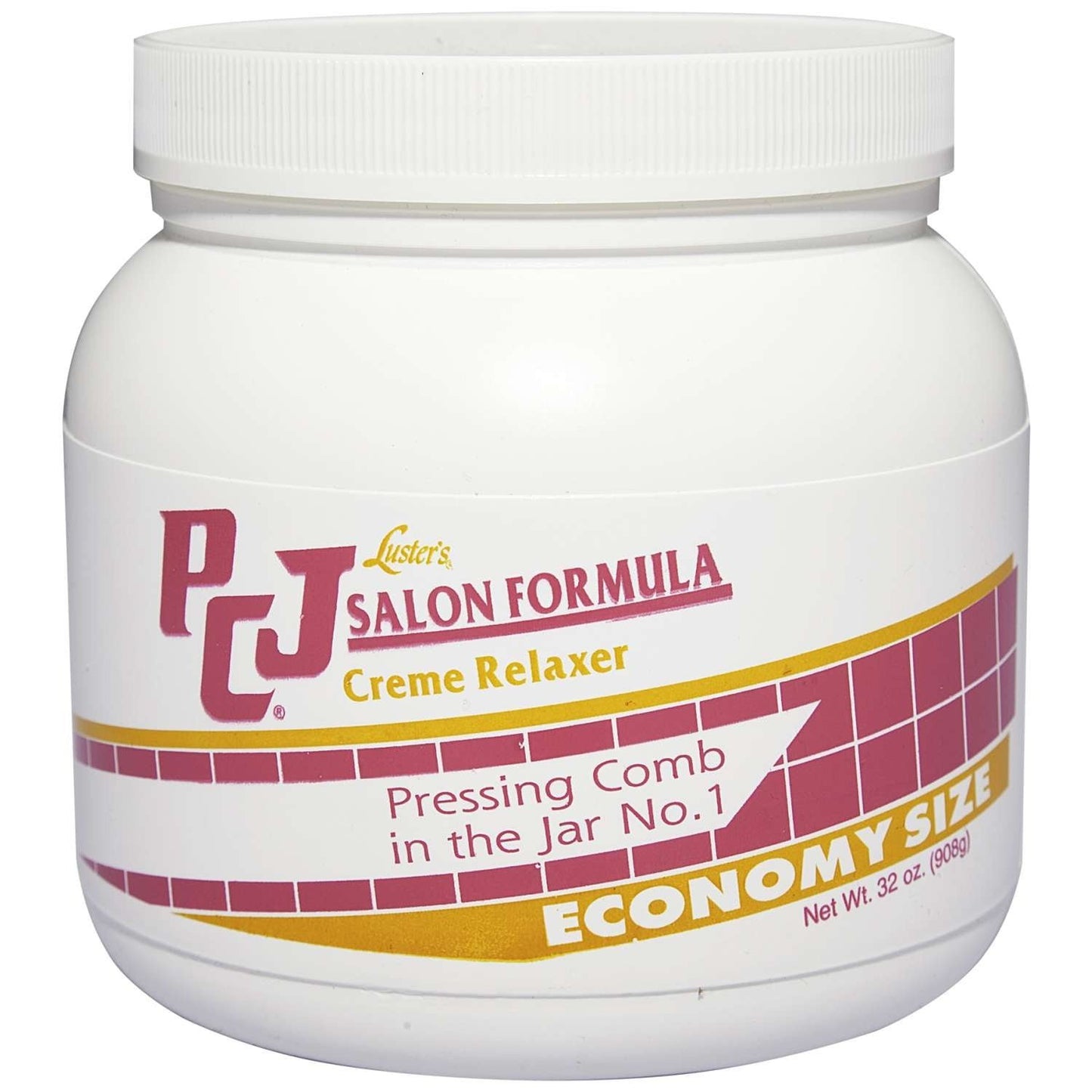 Peine prensador Pcj No-Base Relaxer en el frasco