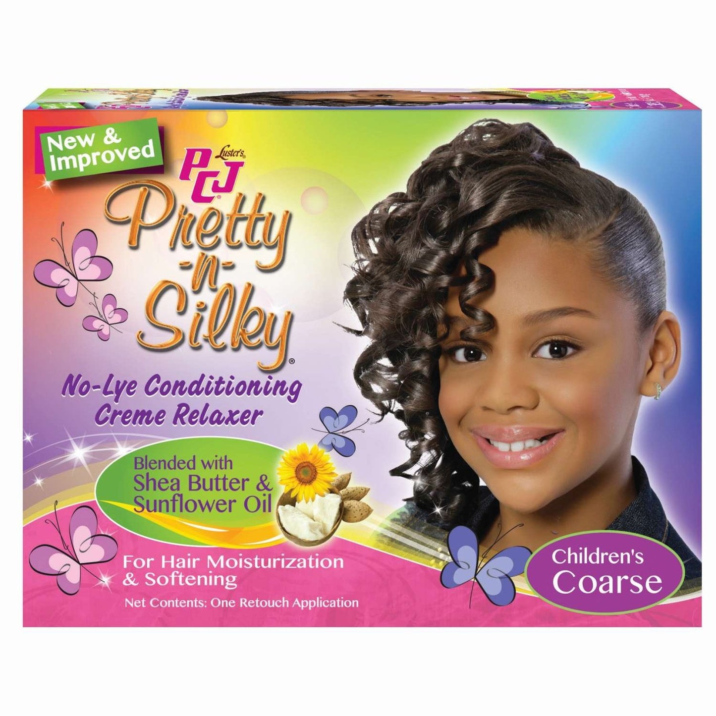 Pcj Pretty N Silky Alisador sin lejía 1 retoque para niños grueso