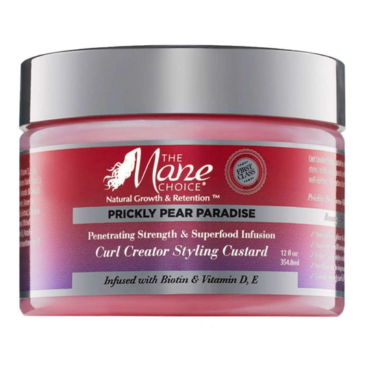 The Mane Choice Prickly Pear Paradise Penetrating Strength  Superfood Infusion Curl Creator Styling Custard