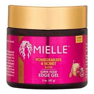 Gel súper fijador para bordes con mezcla de miel y granada Mielle