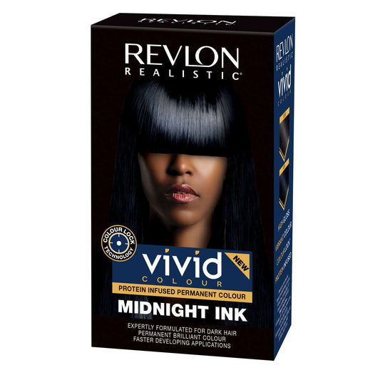 Tinta de medianoche de color permanente con infusión de proteína de color realista realista de Revlon