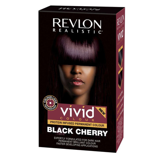 Revlon Realistic Vivid Color Protein Infused Color Permanente Cereza Negra