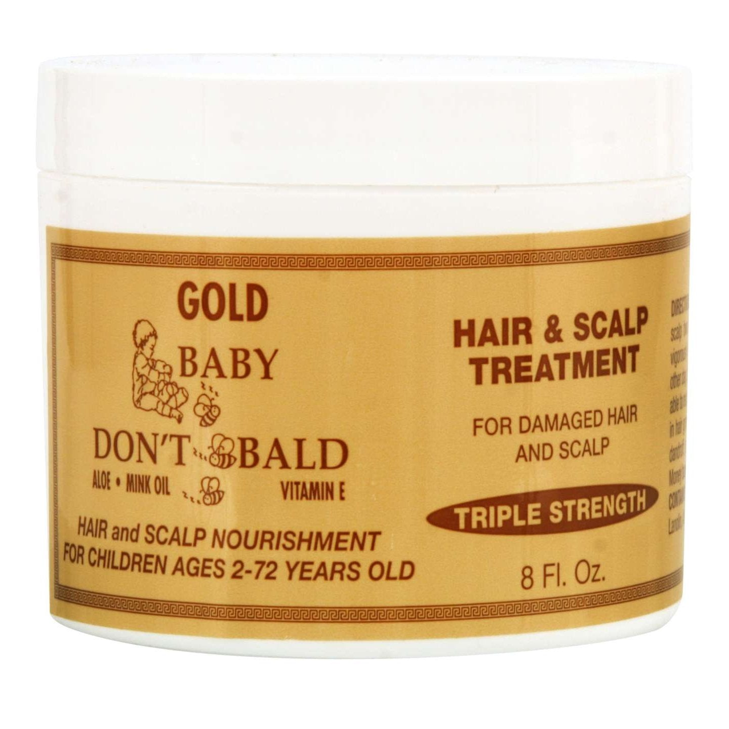 Tratamiento para el cuero cabelludo Baby Dont Bee Bald Gold