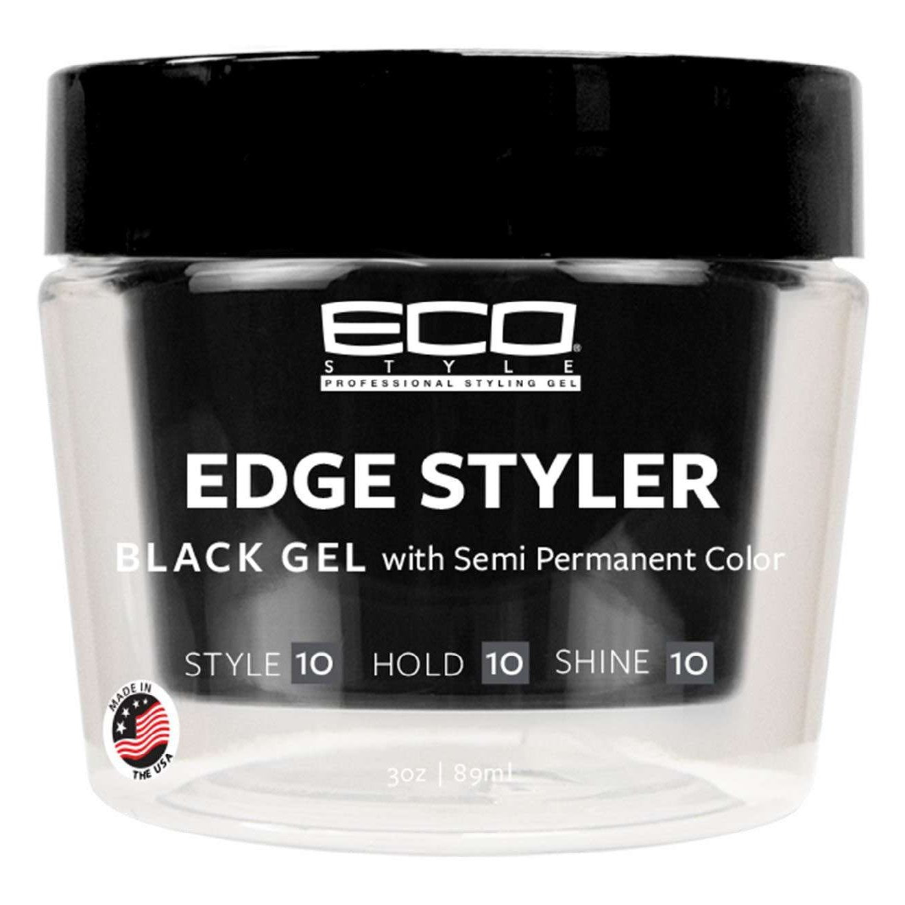 Gel negro Eco Edge Styler con color semipermanente