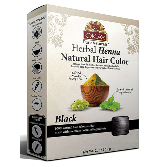 Aceptar tinte de henna negro