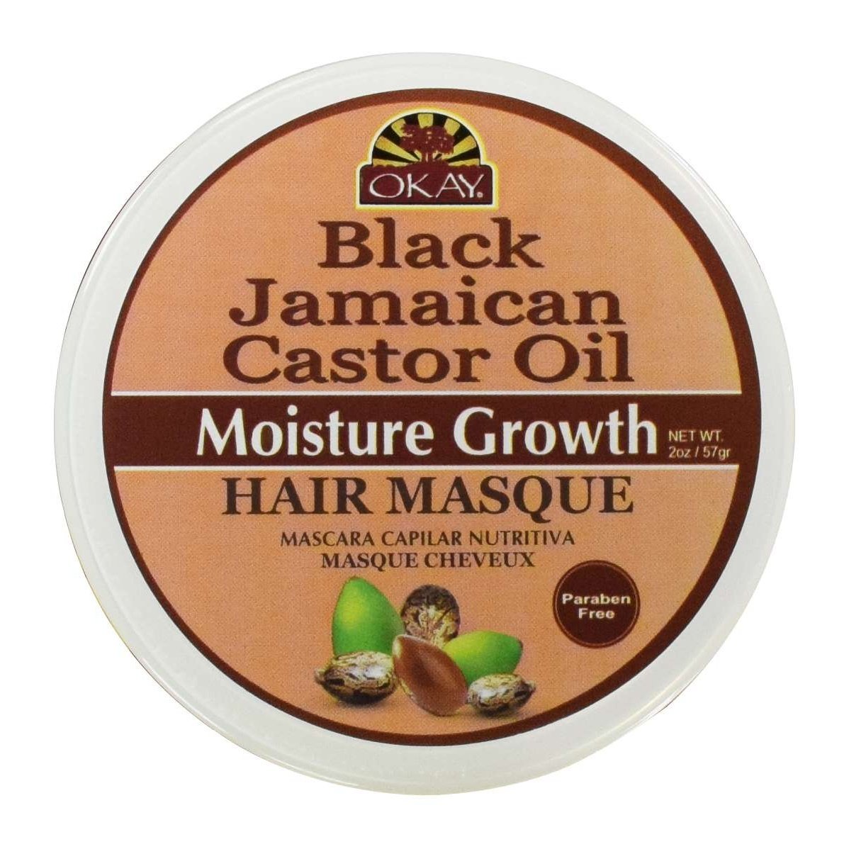 Okay Black Jamaican Castor Oil Moisturizing Growth Hair Masque