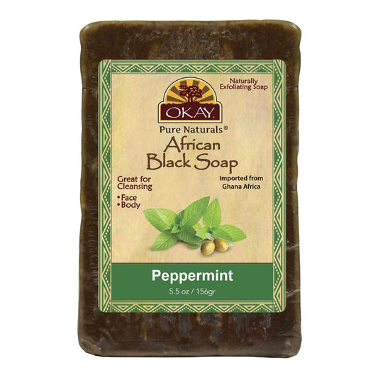 Okay Black Soap Peppermint