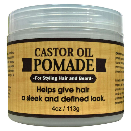 Okay Men Castor Oil Beard And Hair Pomade
