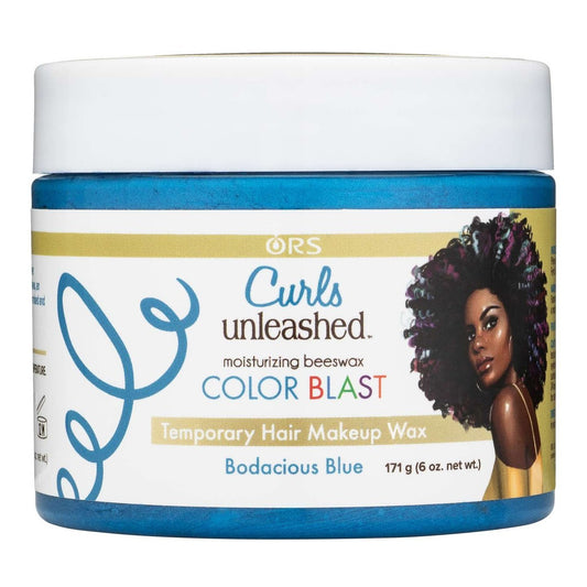 Curls Unleashed Color Blast Bodacious Blue Cera temporal para maquillaje de cabello