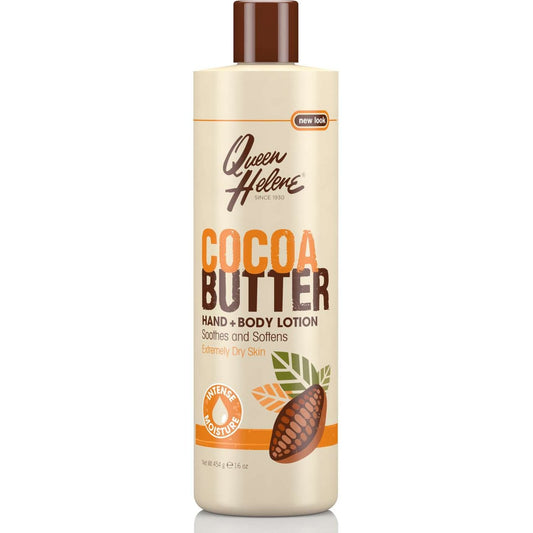 Loción corporal para manos con manteca de cacao Queen Helene