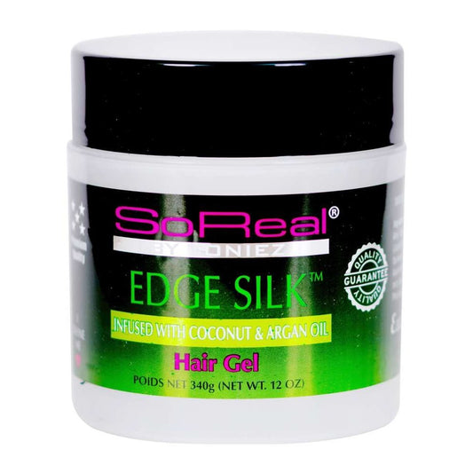 So Real Edge Silk Infused With Coconut  Argan Oil Hair Gel
