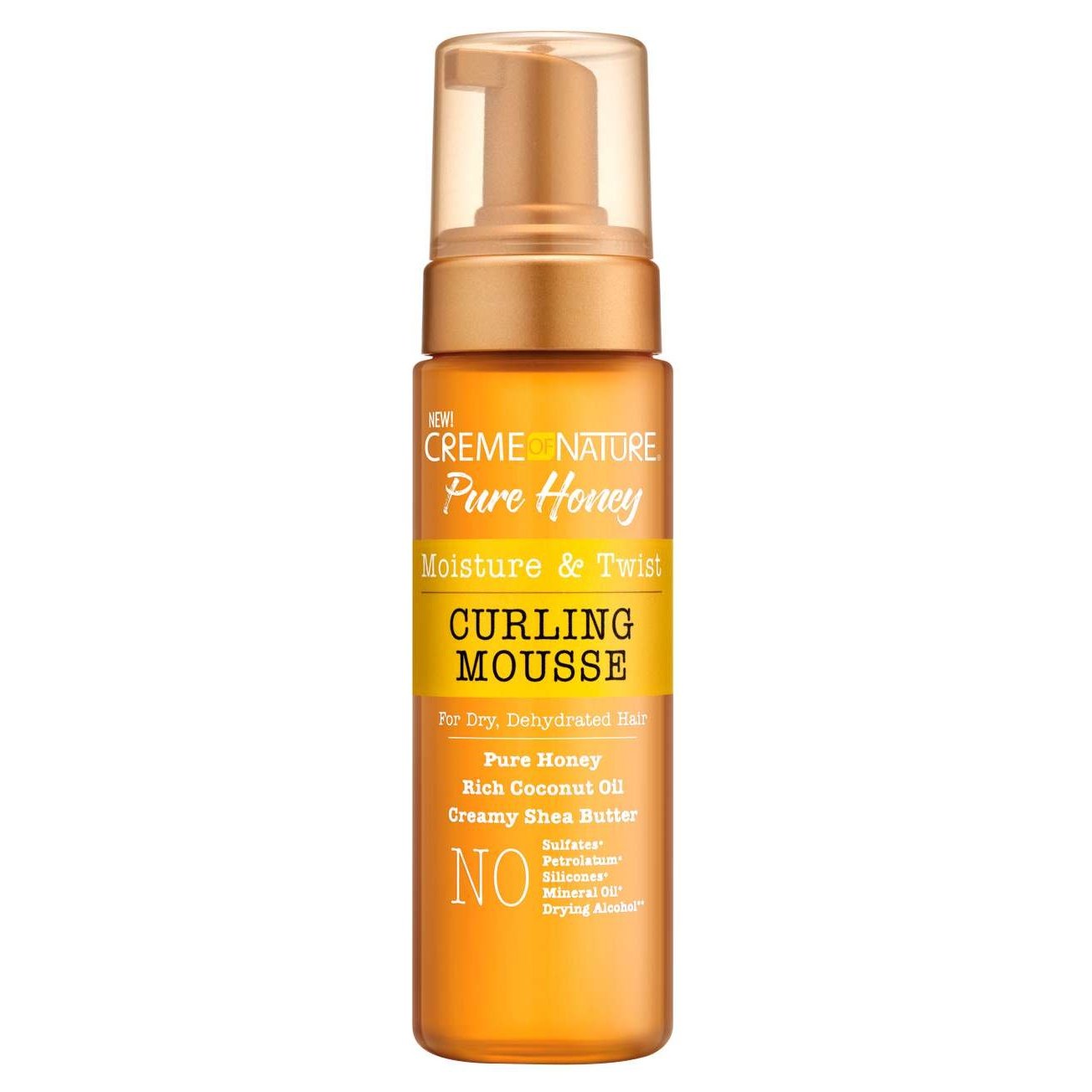 Creme Of Nature Pure Honey Moisture Twist Curling Mousse.