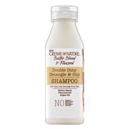 Creme Of Nature Butter Blend  Flaxseed Detangle  Slip Shampoo