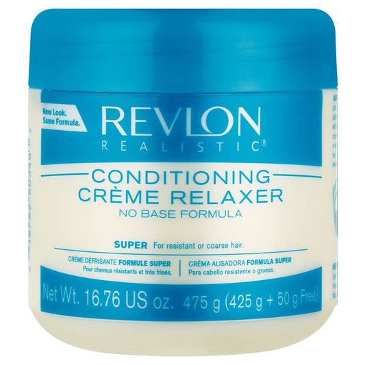 Revlon Realistic Conditioning Creme Relaxer Sin fórmula base Super