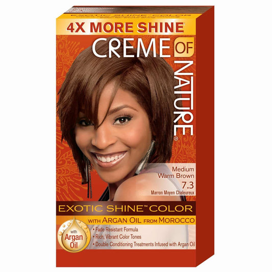 Creme Of Nature Color de cabello en gel exótico 07.3 Marrón medio cálido