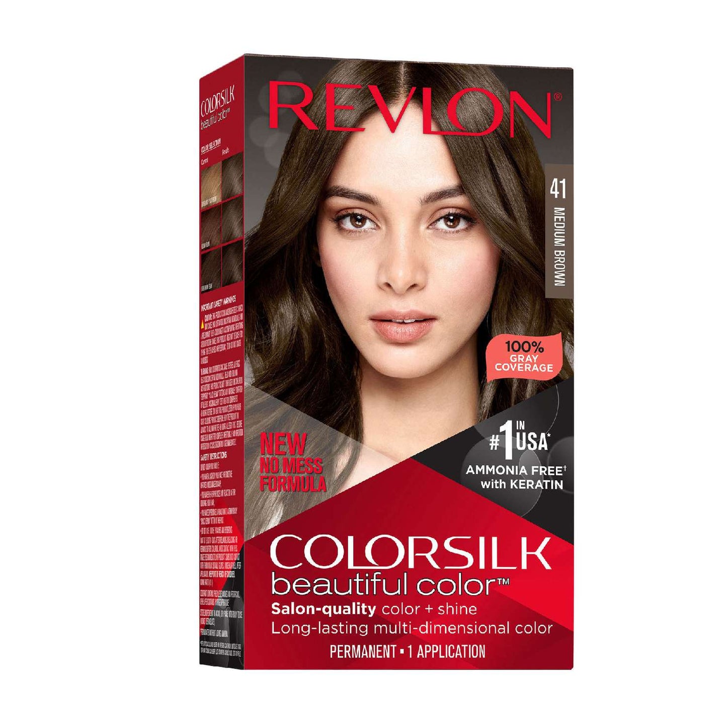 Tinte Revlon Colorsilk 041 Castaño Medio