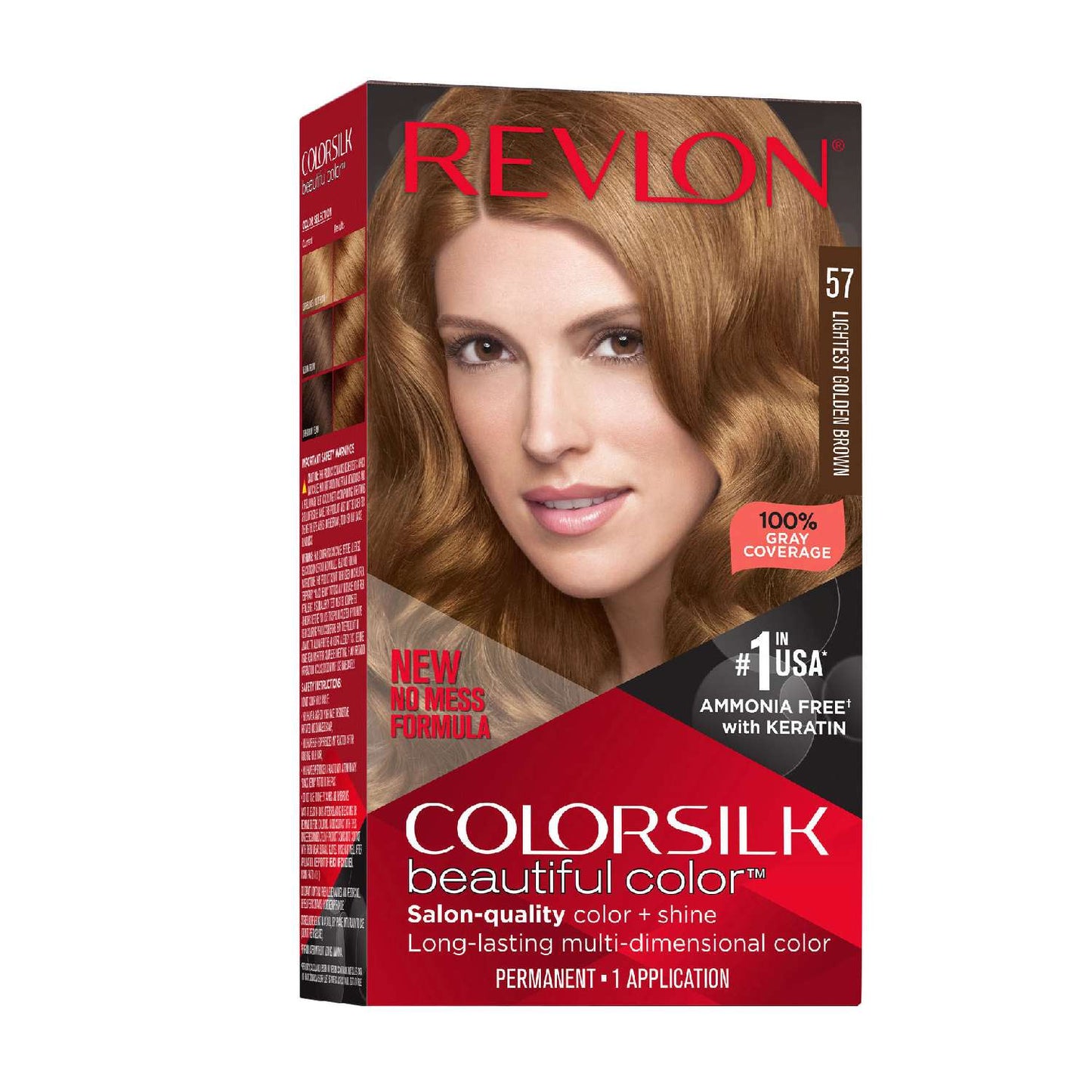 Revlon Colorsilk Color de cabello 057 Castaño dorado más claro