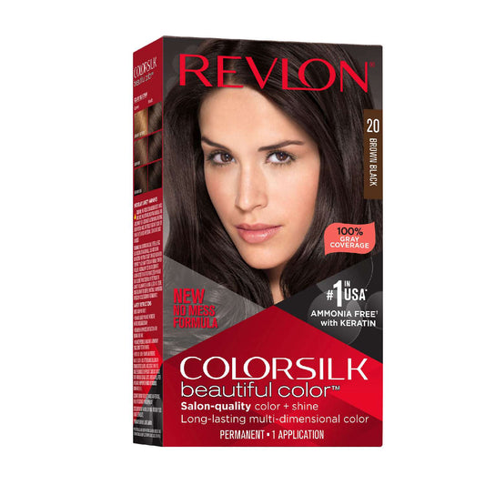 Tinte Revlon Colorsilk 020 Castaño/Negro