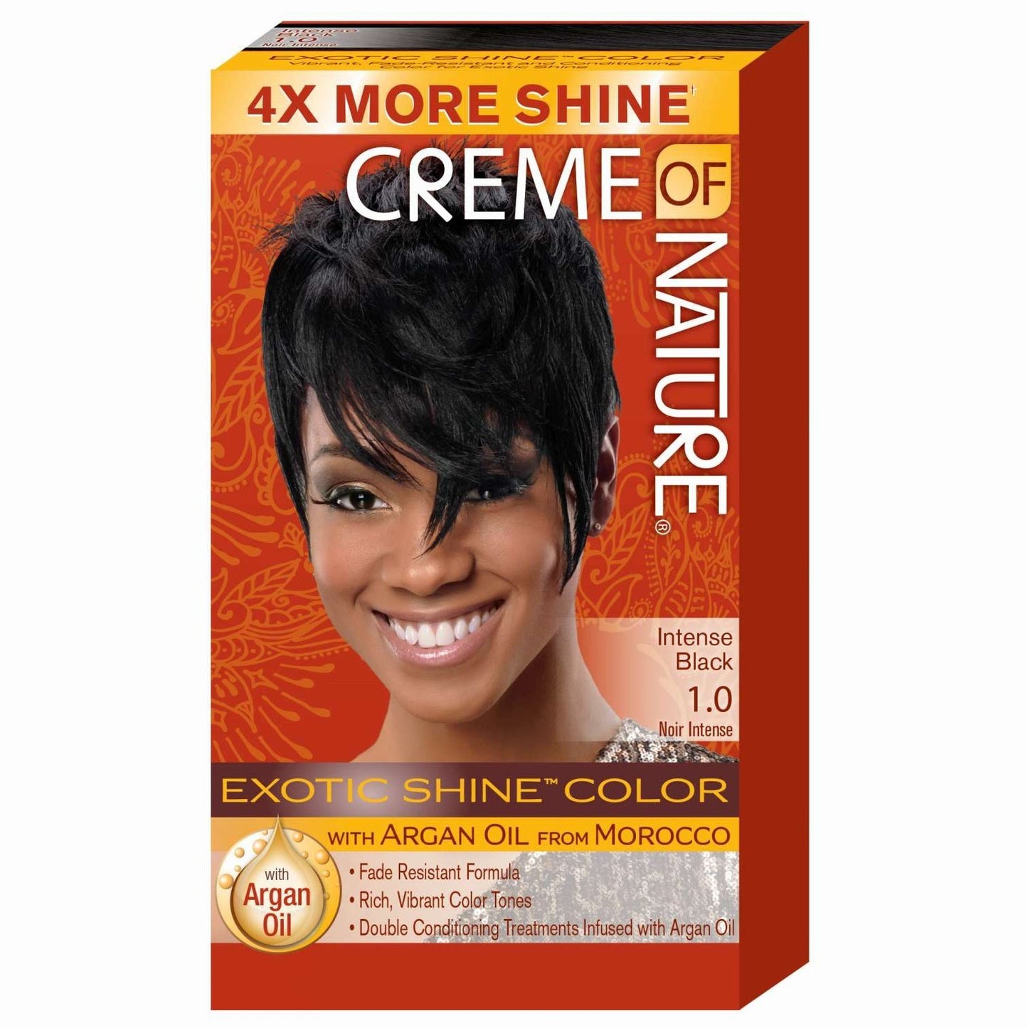 Creme Of Nature Color De Cabello En Gel Exótico 01.00 Negro Intenso