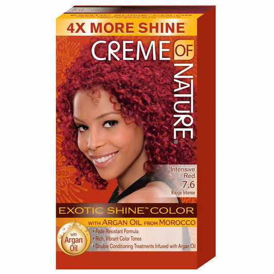 Creme Of Nature Color De Cabello En Gel Exótico 07.6 Rojo Intenso