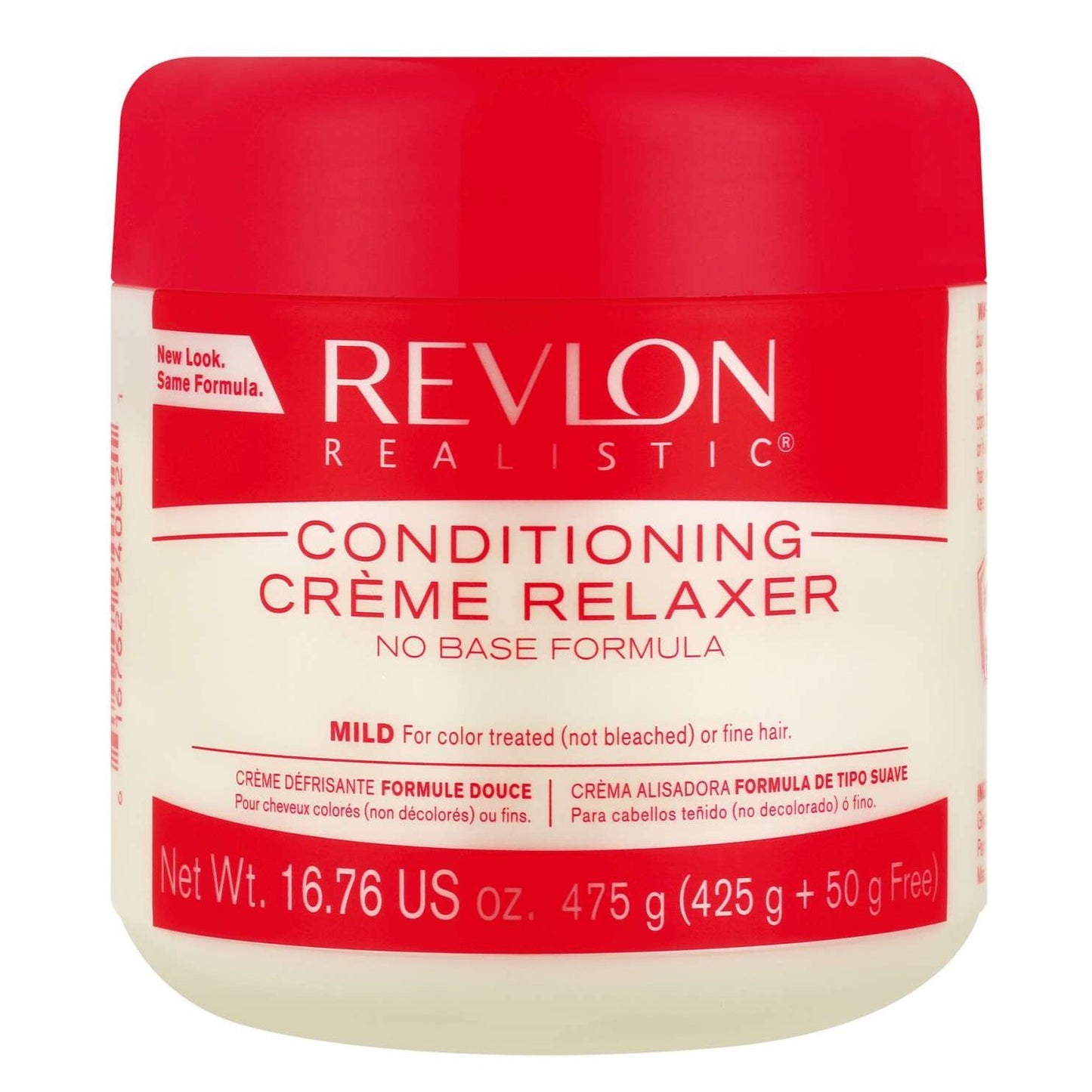 Revlon Realistic Conditioning Creme Relaxer Sin fórmula base suave