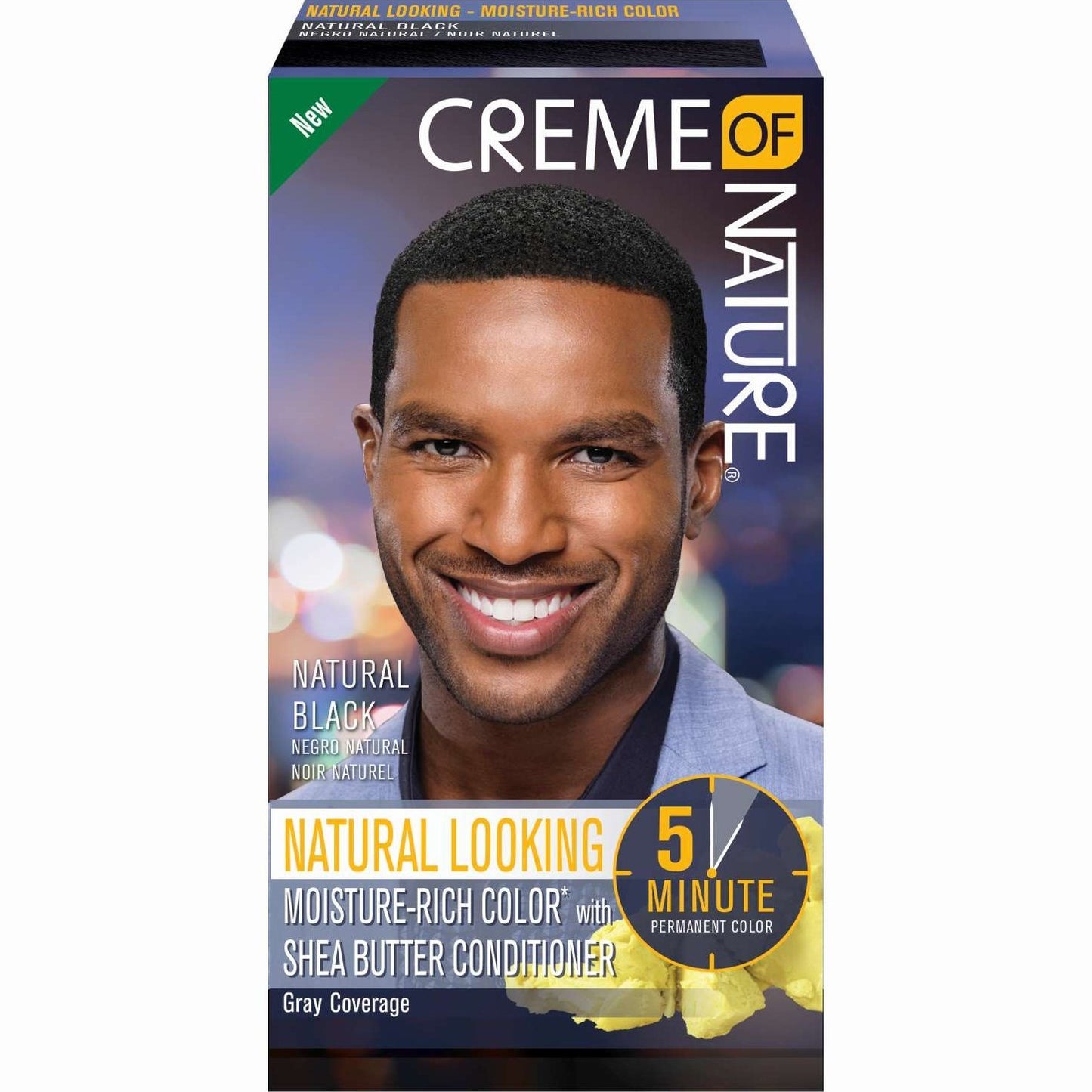 Creme Of Nature Hombres Liq Hc1 Nat Blk Nuevo