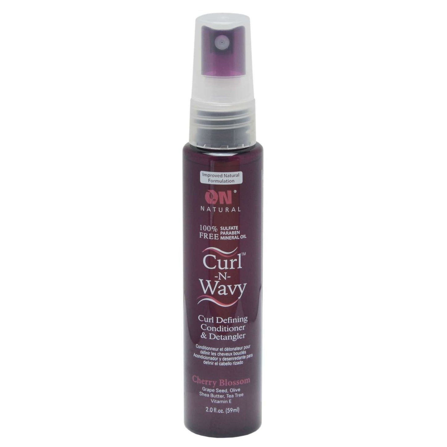 On Natural Curl-N-Wavy Cherry Detangler