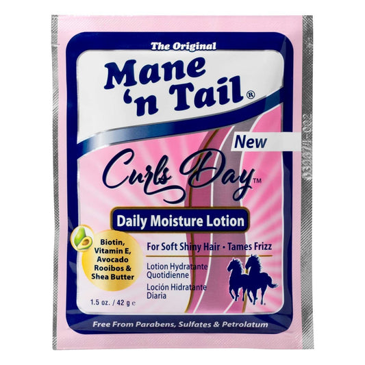 Mane Tail Curls Day Daily Moisturizing Hair Lotion Packette
