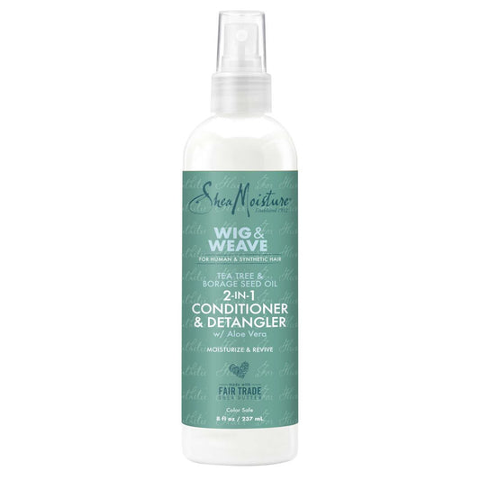 Shea Moisture Wig Weave Acondicionador Desenredante 2 en 1