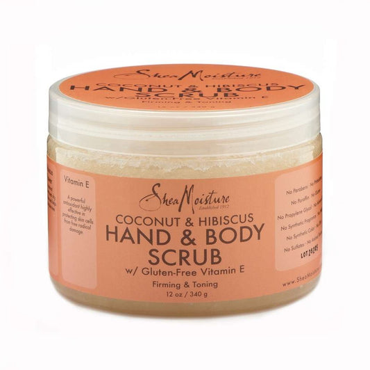 Exfoliante corporal para manos con hibisco y coco de Shea Moisture