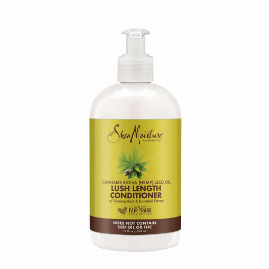 Acondicionador de longitud exuberante con aceite de semilla de cáñamo Cannabis Sativa Shea Moisture