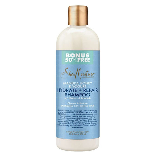 Shea Moisture Manuka Honey  Yogurt Hydrate  Recover Shampoo Bonus