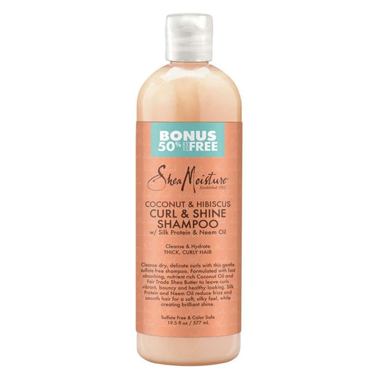 Shea Moisture Coconut  Hibiscus Curl  Shine Shampoo Bonus