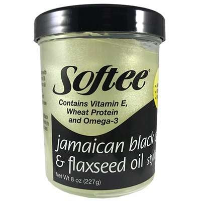 Softee Jamaican Black Castor And Flaxseed Oil Styling Gel