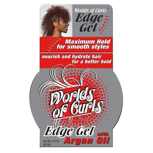 Worlds Of Curls Gel Edge Gel Argan