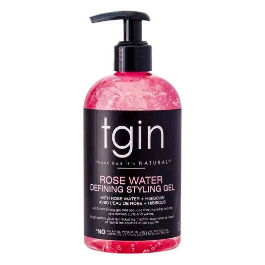 Gel definidor de rizos de agua de rosas Tgin