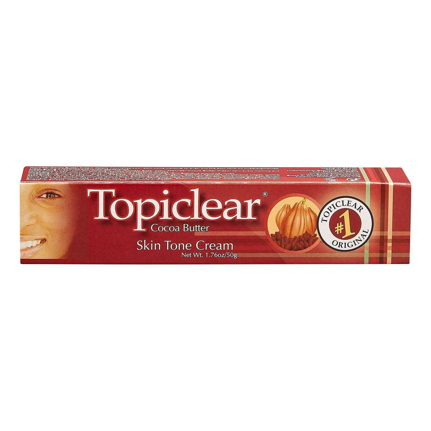 Topiclear Skin Care Tone Cream Cocoa Butter