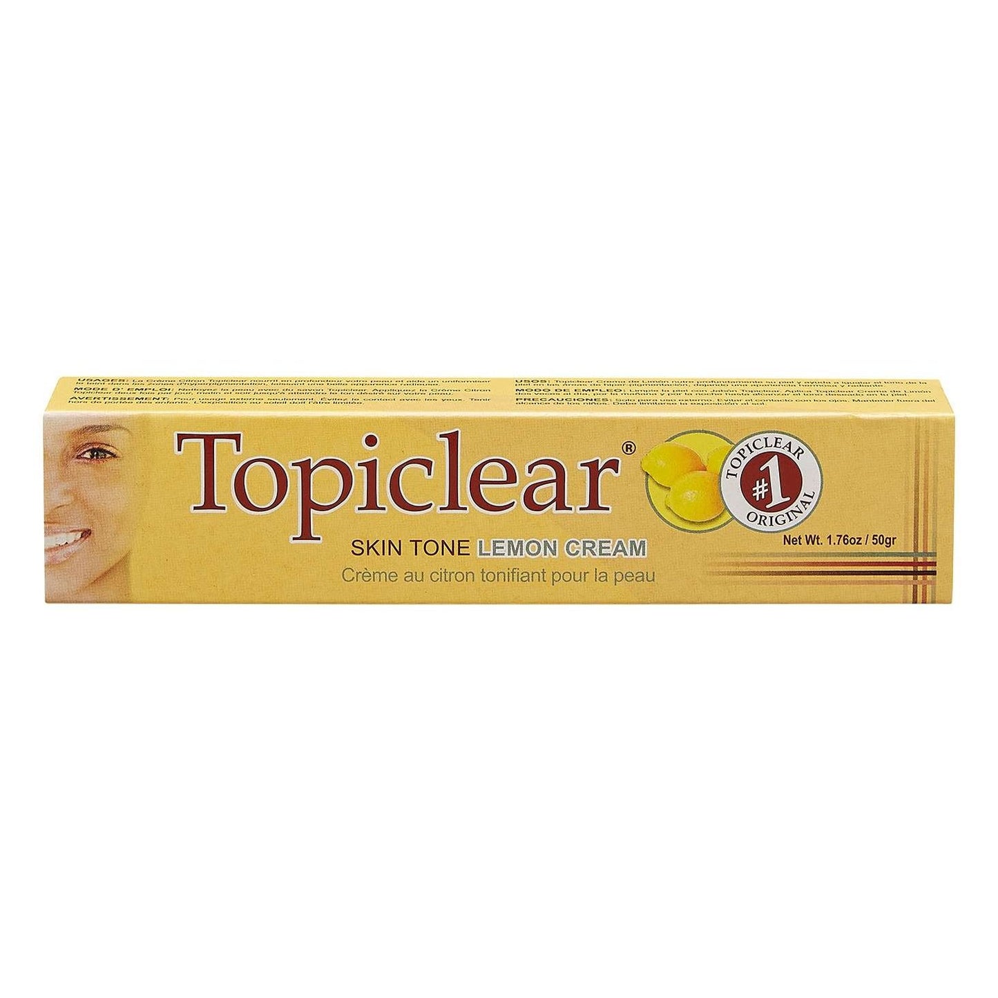 Topiclear Skin Care Crema Tono Limón