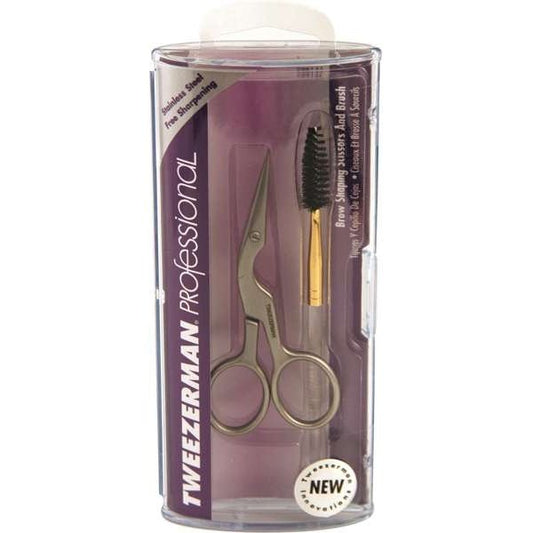 Tweezerman Brow Scissor With Brush