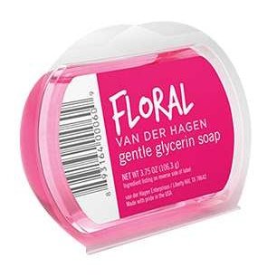 Jabón floral de glicerina Van Der Hagen