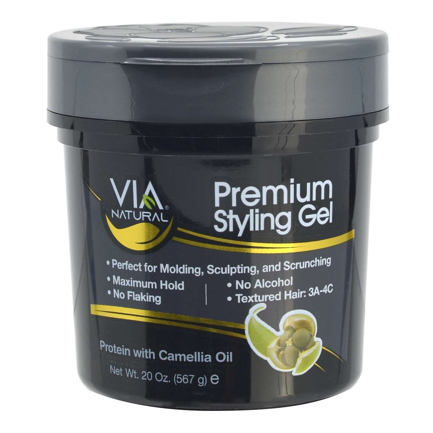 Via Gel de peinado premium con aceite de camelia