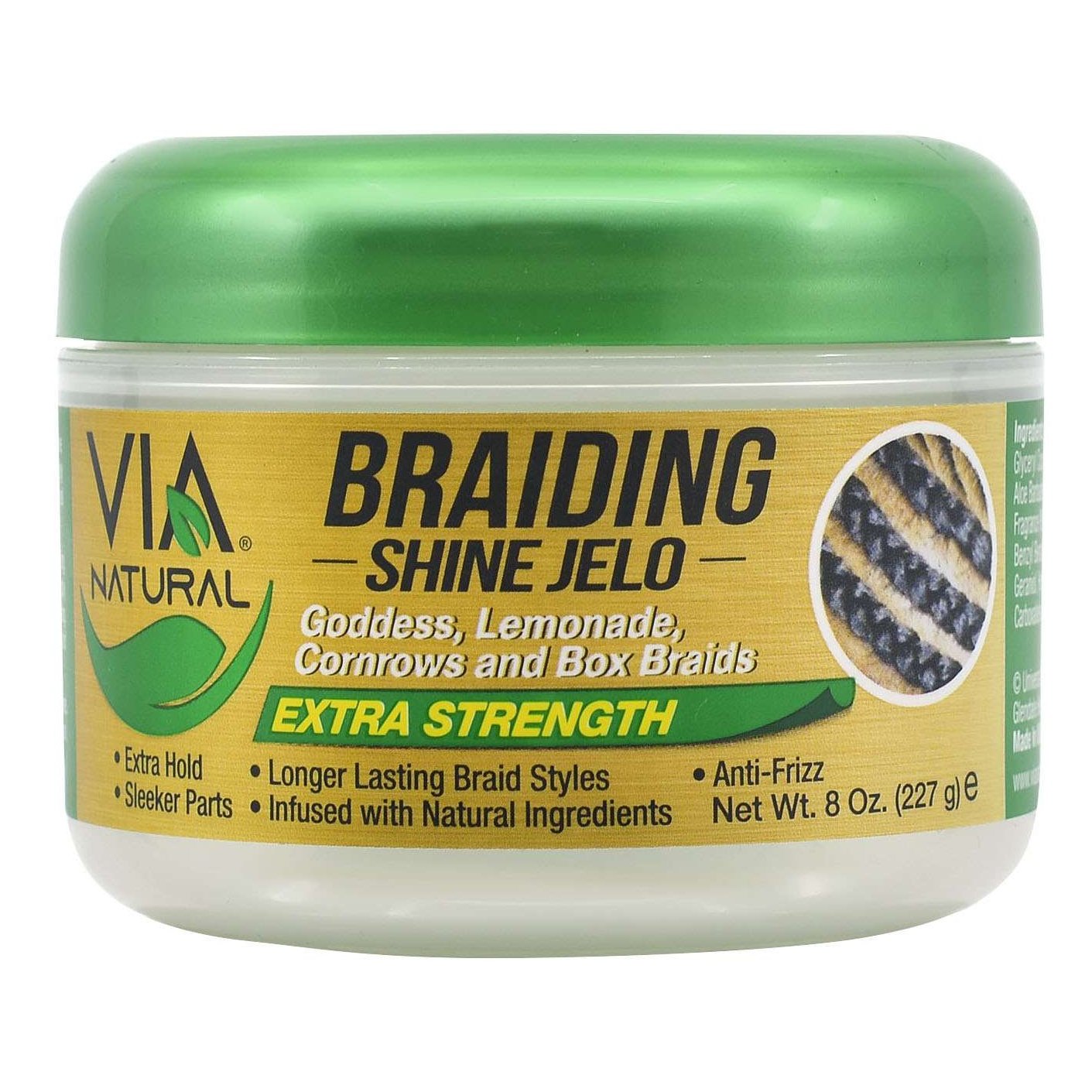 Via Natural Braiding Shine Jelo Extra Strength