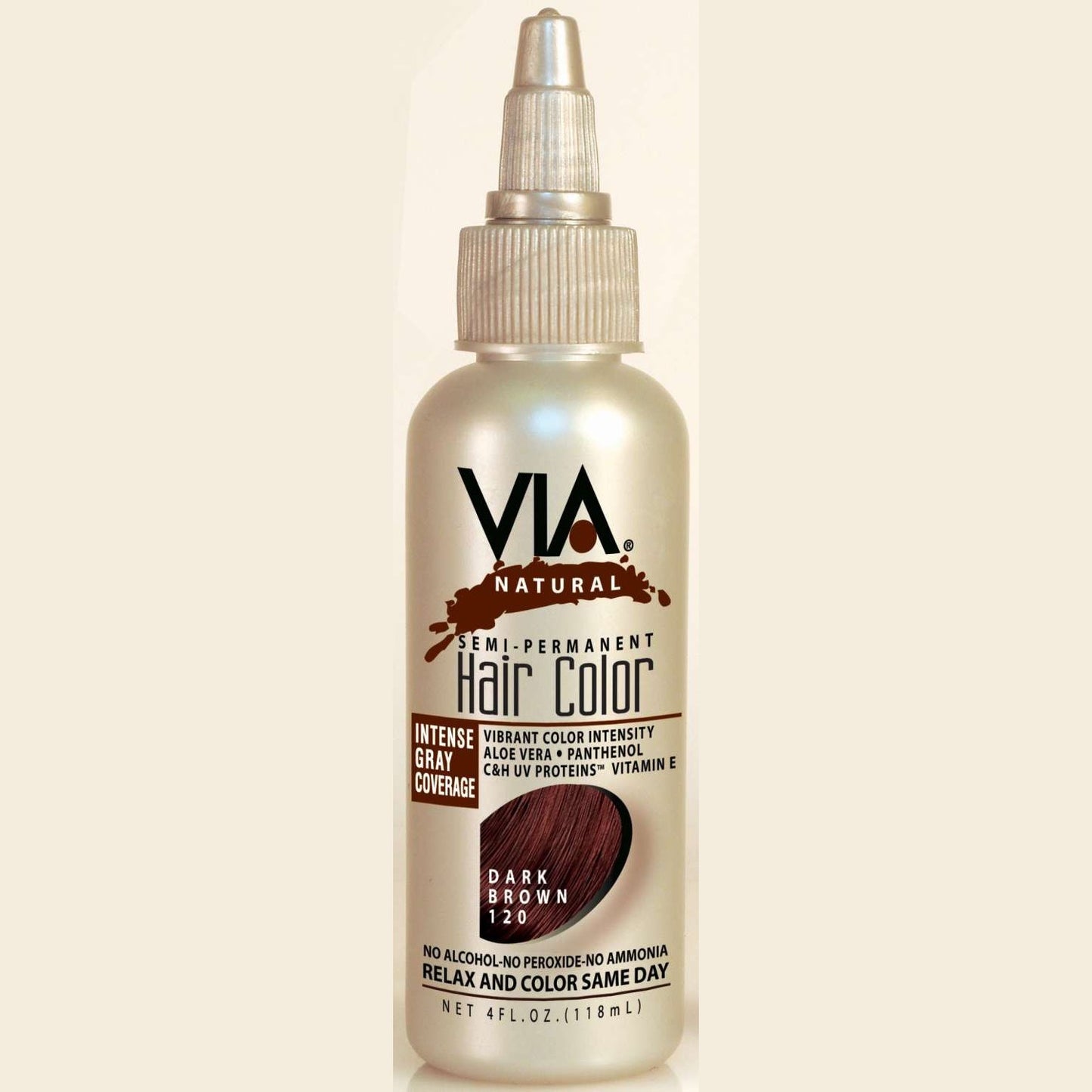 Via Natural Hair Color 120 Dark Brown