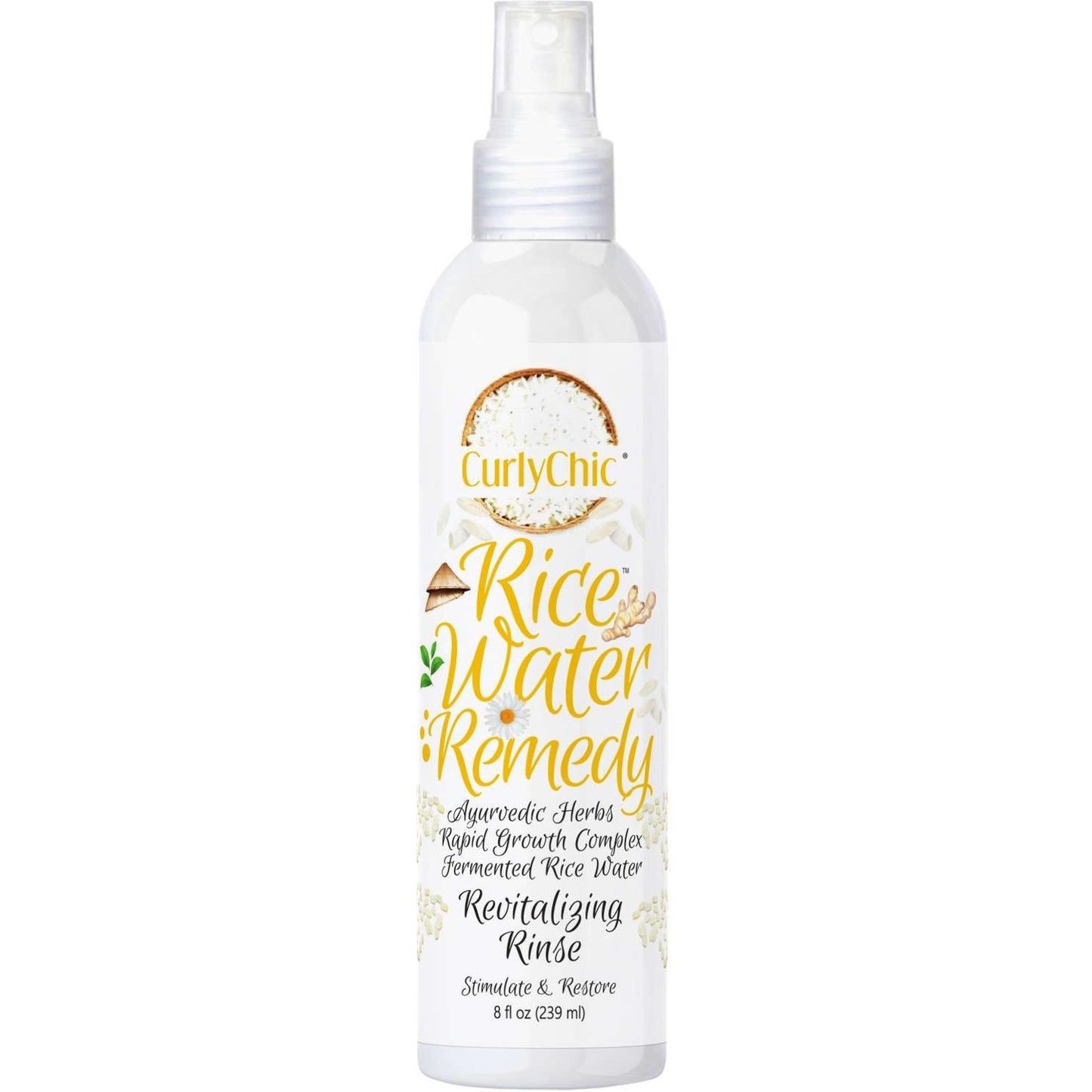 Curly Chic Rice Water Remedy Revitalizing Rinse