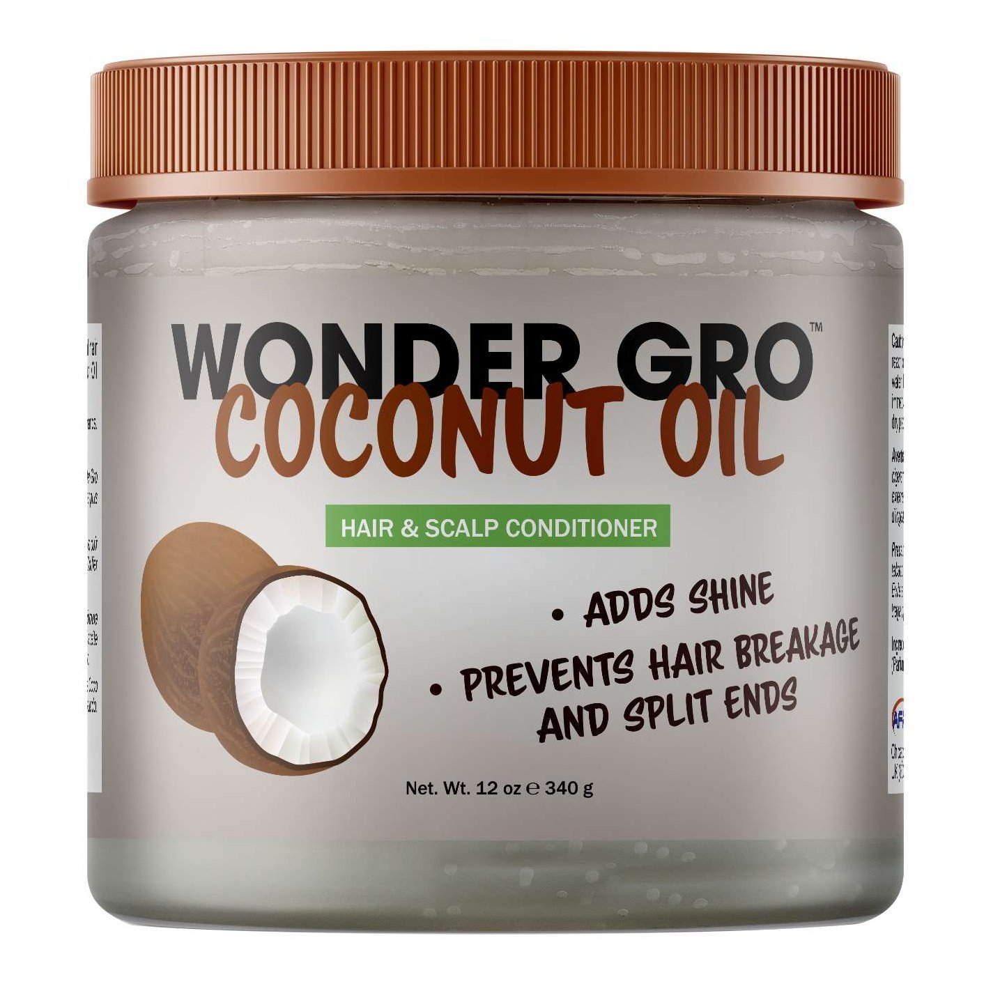 Acondicionador para el cuero cabelludo con coco Wonder Gro